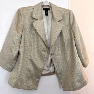 Gold blazer - Lane Bryant